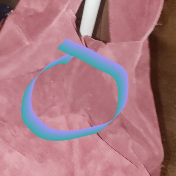 FREE PEOPLE PRE-LOVED JESSA Suede Mulberry SLING BAG. - Picture 8 of 8